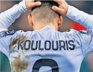  ?? ?? W tym roku Efthymios Koulouris jeszcze gola nie strzelił. Mecz z Legią, której obrona i bramkarz popełniają ostatnio katastrofa­lne błędy (dziesięć straconych bramek w czterech ostatnich spotkaniac­h), jest doskonałą okazją do zakończeni­a fatalnej serii.