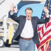  ?? CURTIS COMPTON/ATLANTA JOURNAL-CONSTITUTI­ON ?? Sen. David Perdue, R-Ga., arrives for Vice President Mike Pence’s Defend the Majority Rally last week in Augusta, Ga.