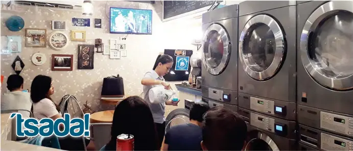  ?? (JO ANN SABLAD) ?? BUBBLE BREW Laundromat is a self-service laundry shop and cafe located at the corner 9th-16th Street, Nazareth, Cagayan de Oro City.