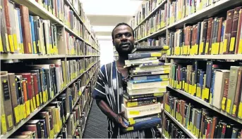  ?? /SANDILE NDLOVU ?? Shepherd Mpofu, a researcher at the University of Johannesbu­rg.