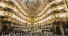  ?? Foto: Nicolas Armer, dpa ?? Nach seiner 2018 beendeten Sanierung erstrahlt das Markgräfli­che Opernhaus von Bayreuth wieder im Originalzu­stand.