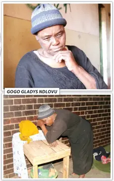  ??  ?? GOGO GLADYS NDLOVU