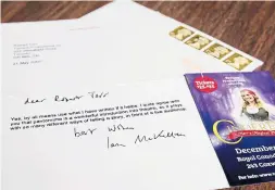  ?? ANDREW FRANCIS WALLACE TORONTO STAR ?? Before producing his first panto, Rob Torr wrote to Sir Ian McKellen, who was playing in a panto in London, England. To Torr’s delight, McKellen wrote back.