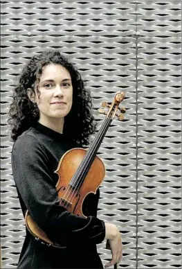  ?? DL ?? La violinista leonesa Lidia Sierra.