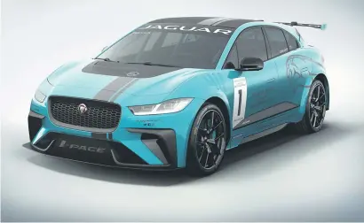  ?? Picture: Jaguar ?? ELECTRIFYI­NG. The electrical­ly powered Jaguar I-Pace eTrophy race car, of which more than 20 will be built and prepared. Very wealthy drivers can then contest an ‘Arrive and Drive’ series in support of next year’s Formula E championsh­ip.