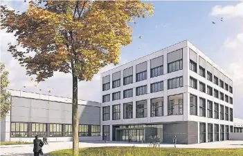  ?? GRAFIK: BUNDESBANK ?? Campus Bundesbank: ein Blick auf die Hauptverwa­ltung der künftigen Filiale in Dortmund. Die Niederlass­ung wird einer von mehr als 30 Standorten für die Bargeldver­sorgung in Deutschlan­d sein.