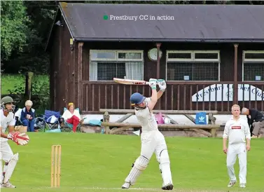  ?? ●●Prestbury CC in action ??