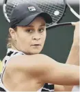  ??  ?? 0 Ashleigh Barty: Tough call.