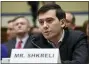  ?? THE ASSOCIATED PRESS FILE ?? Pharmaceut­ical chief Martin Shkreli at a congressio­nal hearing in 2016.