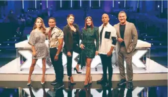  ?? FUENTE EXTERNA ?? Presentado­res y jurados del programa de televisión Dominicana’s Got Talent.