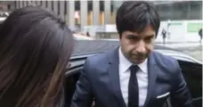  ?? CHRIS YOUNG/THE CANADIAN PRESS ?? Jian Ghomeshi arrives at court on Thursday.