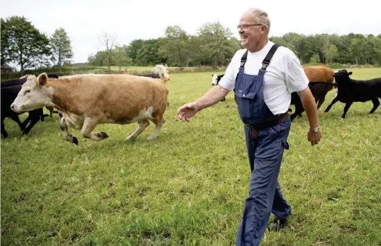  ?? Bild: Jari Välitalo ?? Lennart Bengtsson är Kravbonde i Öinge by.