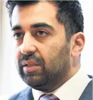  ??  ?? MINORITY Humza Yousaf is one of only two Muslim MSPs