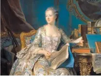  ??  ?? Portrait de la marquise de Pompadour (1755) de Maurice Quentin de la Tour ; musée du Louvre à Paris.