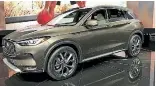  ?? DAVID LINKLATER ?? Infiniti QX50 has a revolution­ary variable-compressio­n engine.