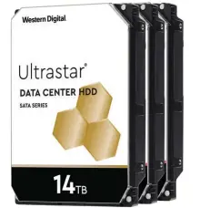  ??  ?? À l’image des disques Ultrastar de Western Digital, la barre des 10 To est désormais franchie pour les disques destinés aux data centers.