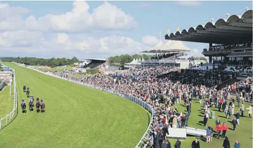  ?? ?? A scene we’d all love to see this year – top-class racing at Goodwood, watched by a live crowd - something the racecourse was unable to host last season
Picture: Chris Hatton