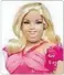  ??  ?? Three chins: The image of a plussized Barbie doll posted on Facebook.