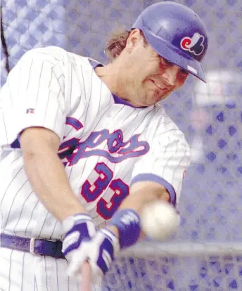  ??  ?? B.C.’s Larry Walker put up a .400 on-base percentage across his seasons with the Montreal Expos, Colorado Rockies and St. Louis Cardinals, but is well short of induction into the Baseball Hall of Fame. ALLEN McINNIS / POSTMEDIA NEWS FILES