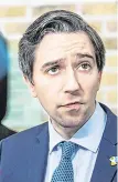  ??  ?? Health Minister Simon Harris