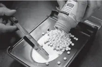  ?? Rich Pedroncell­i / Associated Press ?? Rising prescripti­on drug prices have created a burden on consumers. President Trump outlined a plan Friday to lower costs.