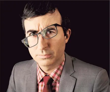  ?? Carolyn Cole
Los Angeles Times ?? JOHN OLIVER brings his off-kilter view of the news, honed on “The Daily Show,” to “Last Week Tonight” on HBO starting Sunday.