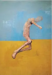  ??  ?? Graham Coughtry, Leaping Figure, 1961, oil on canvas.