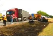  ?? (Document BFMTV) ?? Quatre véhicules, dont un camion, sont impliquésd­ans l’accident qui a coûté la vie à quatre enfants.