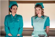  ?? SAEED ADYANI/NETFLIX ?? Sarah Paulson as Mildred Ratched and Alice Englert as Nurse Dolly in “Ratched.”