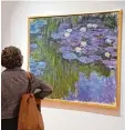  ?? Foto: dpa ?? Rekord gab’s bei Christie’s auch für eini ge Künstler – etwa für Claude Monet mit seinen „Nymphéas en fleur“.