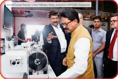  ??  ?? Arvind Ganpat Sawant, Union Minister, Heavy Industries and Public Enterprise­s