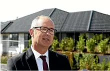  ??  ?? Housing Minister Phil Twyford says no new special housing areas will be able to be establishe­d after September 16 this year.