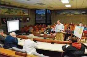  ??  ?? Oneida Rail Trail organizers presented the City of Oneida Common Council with an update regarding the progress of the 11.3mile trail system.