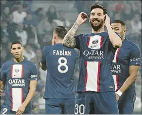  ?? FOTO: AP ?? Messi recuperó la eficacia en Lyon