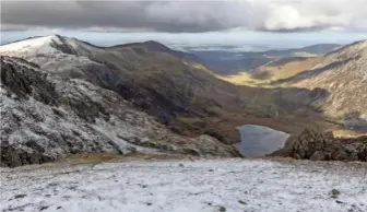  ??  ?? The view down Nant Ffrancon in Snowdonia which, 20,000 years ago, would have resembled the ice-bound Antarctica of today.