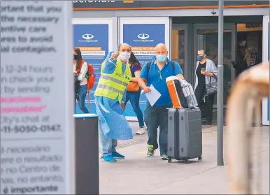  ?? NA ?? EZEIZA. El aeropuerto internacio­nal seguirá abierto y funcionand­o como única puerta aérea segura.