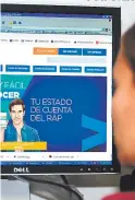  ?? FOTO: EL HERALDO ?? Unos 300,000 afiliados pueden consultar su estado de cuenta.