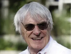  ?? FOTO: LUCA BRUNO/TT-AP ?? ■ Bernie Ecclestone har kommentera­t Putins intåg i Ukraina. Arkivbild.