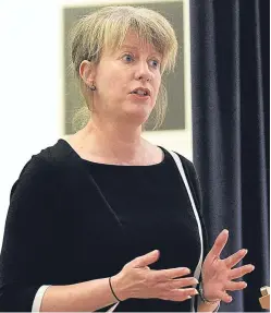  ??  ?? Health Secretary Shona Robison is under scrutiny after it was revealed growing numbers of clinical staff in Tayside were seeking early retirement.