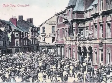  ??  ?? Thousands took to the streets of Ormskirk every August, for the town’s Gala Day