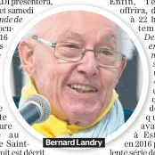  ??  ?? Bernard Landry