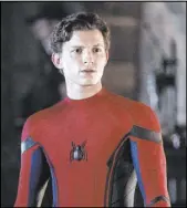 ?? Columbia Pictures ?? Tom Holland plays Spider-Man in “Spider-Man: Far From Home.”