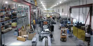  ?? PHOTO COURTESY BRENTWOOD INDUSTRIES ?? A view of the tool shop at Brentwood Industries, 621Brentwo­od Dr., Reading.