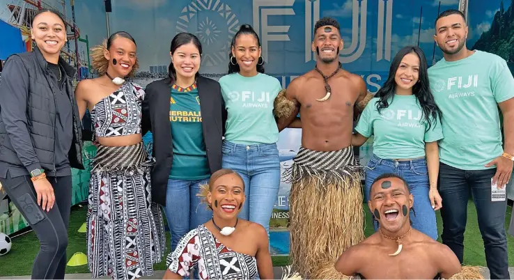  ?? Picture/caption: Fiji Airways ?? Fiji Airways had the incredible opportunit­y to partner with LA Galaxy in a highly anticipate­d home opener against Inter Miami CF in February.