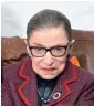  ?? — AFP file ?? Justice Ruth Bader Ginsburg.