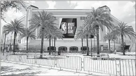  ?? ASHLEY LANDIS/AP ?? The NBA will restart Thursday at the ESPN Wide World of Sports in Orlando, Fla.