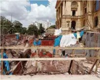  ?? Divulgação ?? Reforma do Museu do Ipiranga, iniciada em 2013 ; andamento pode ser visto pela internet