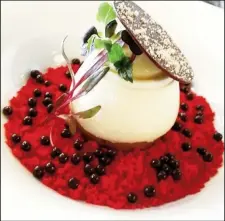  ??  ?? Panna cotta