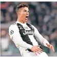  ?? FOTO: AP ?? Cristiano Ronaldo feiert sein drittes Tor auf obszöne Weise.