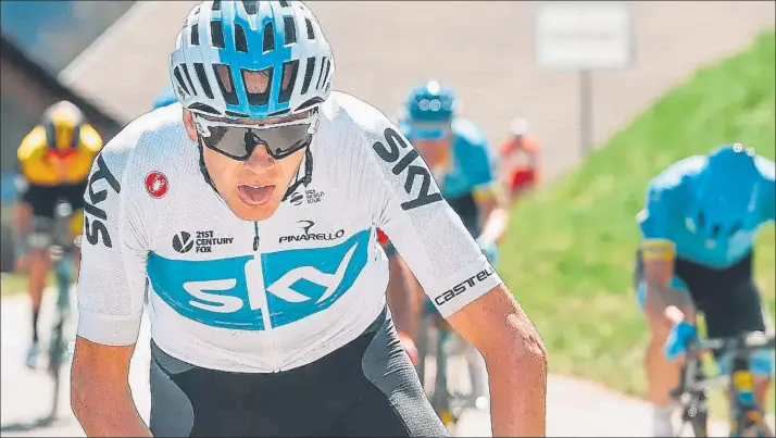  ?? FOTO: TEAM SKY ?? Hasta la fecha, el ciclista nacido en Nairobi ‘sólo’ ha estado 17 días compitiend­o en este inicio de temporada, en el que ha recorrido un total de 2.407,55 kilómetros en las tres carreras que ha disputado antes del Giro